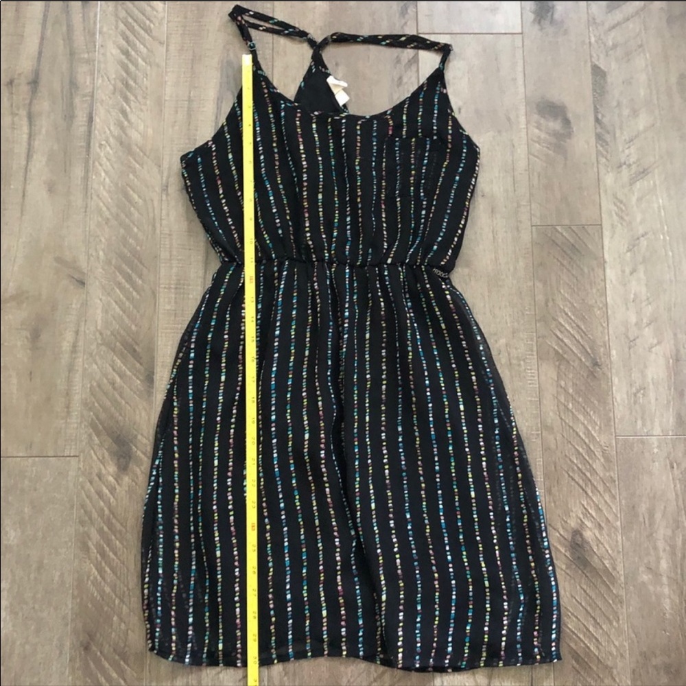 EUC Roxy Black Multicolor Stripe Racerback XS - Picture 3 of 8